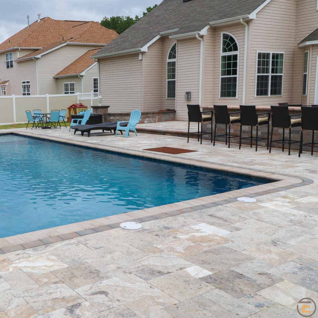 Travertine Pavers by Elegance in New Jersey
