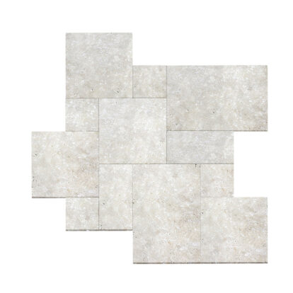 Ivory Travertine French Pattern (new)