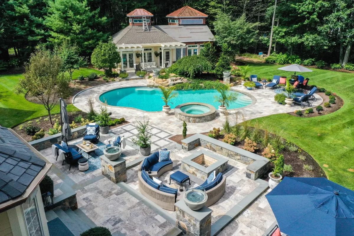 6 Reasons to Choose Natural Stone Pavers For Your Outdoors Silver Travertine Pavers in French Pattern - Natural Stone Pavers
