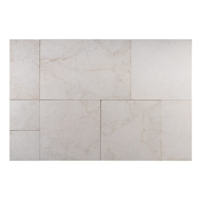 Aegean Cream Marble Pavers Sandblasted