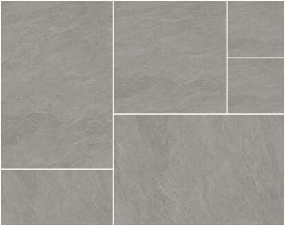 Light Grey Porcelain Pavers (Modular Pattern)