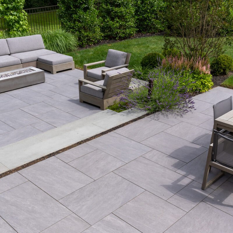 Premium Light Grey 24x24 Porcelain Pavers - NT Pavers