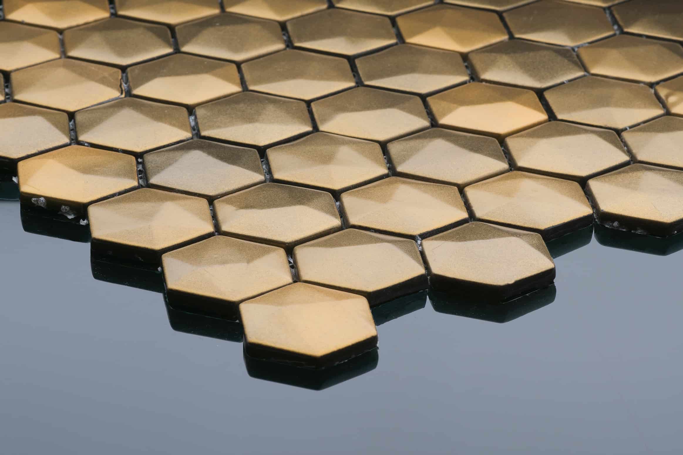 EA 005 - Glass Hexagon Mosaics