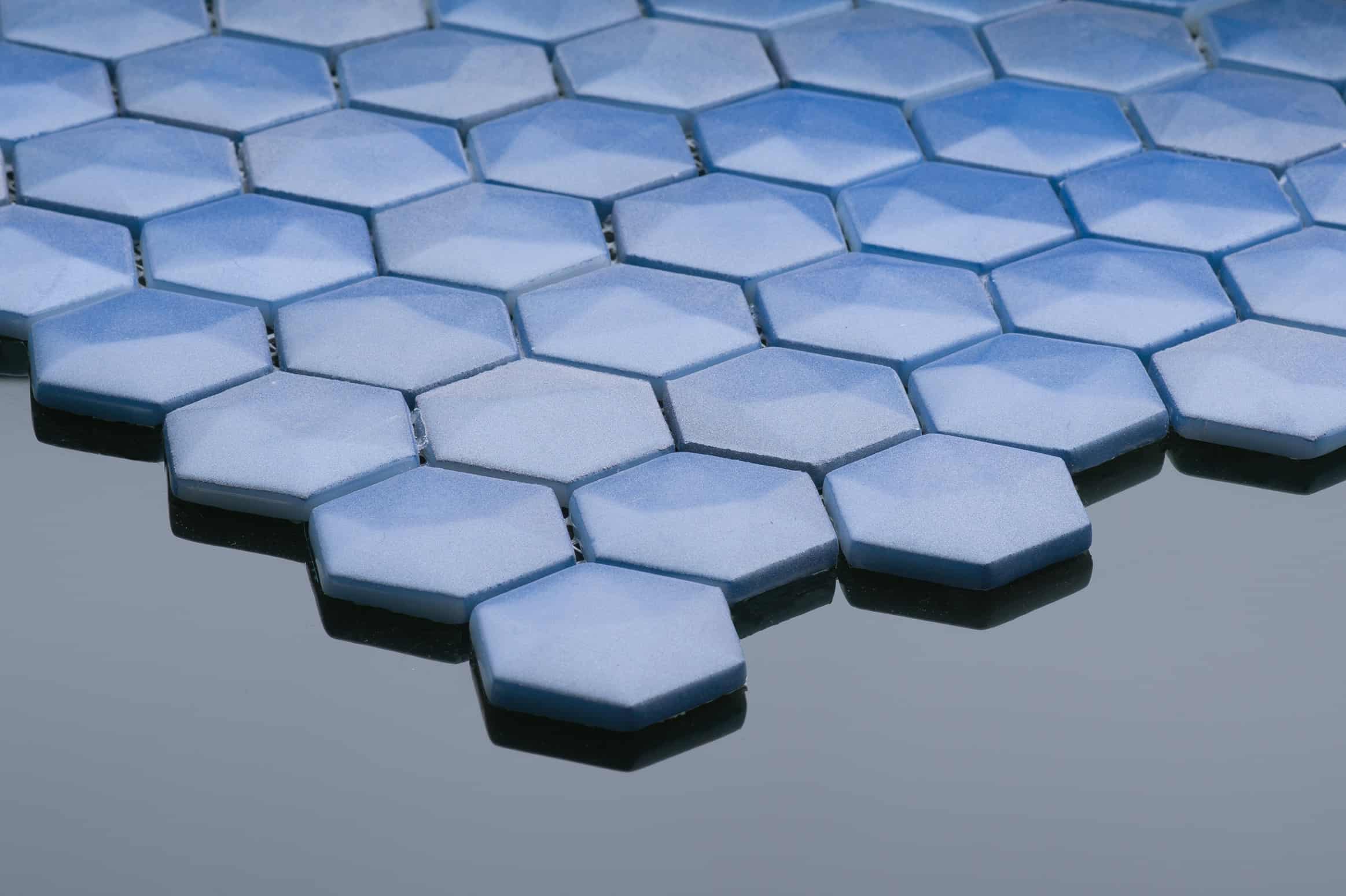EA 013 - Glass Hexagon Mosaics