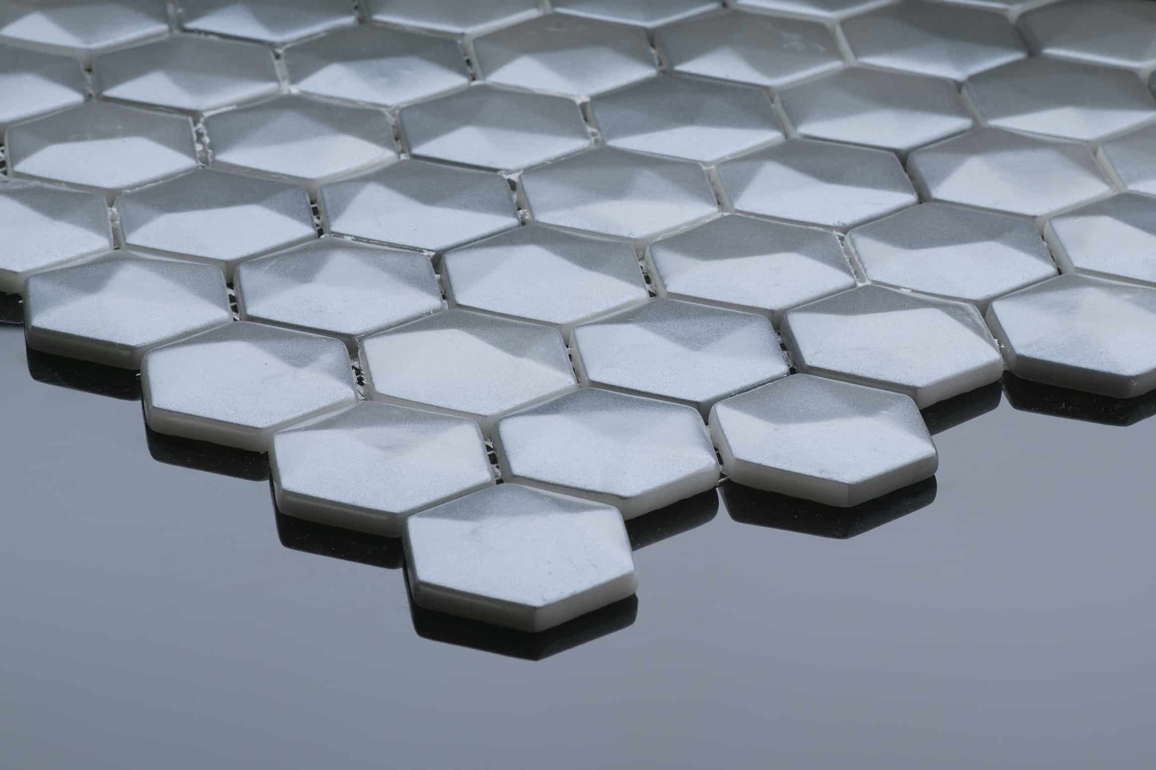 EA 020 - Glass Hexagon Mosaics