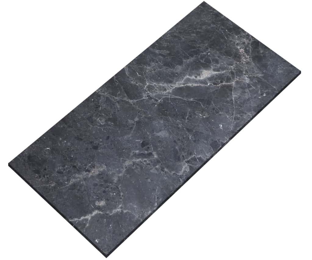 Silver Black Polished Marble Tile