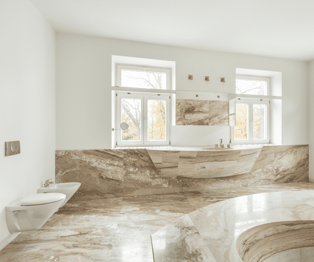 Clean A Bathroom Marble Floor