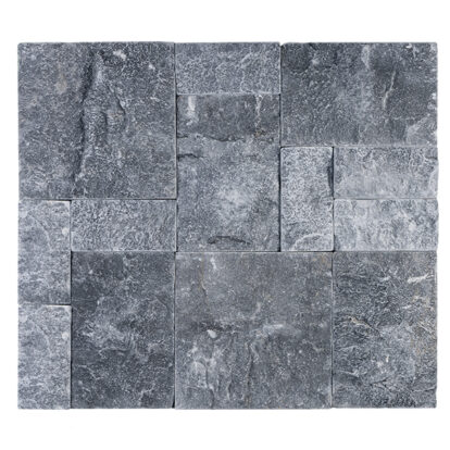 Black Marble Veneer Stone Pattern