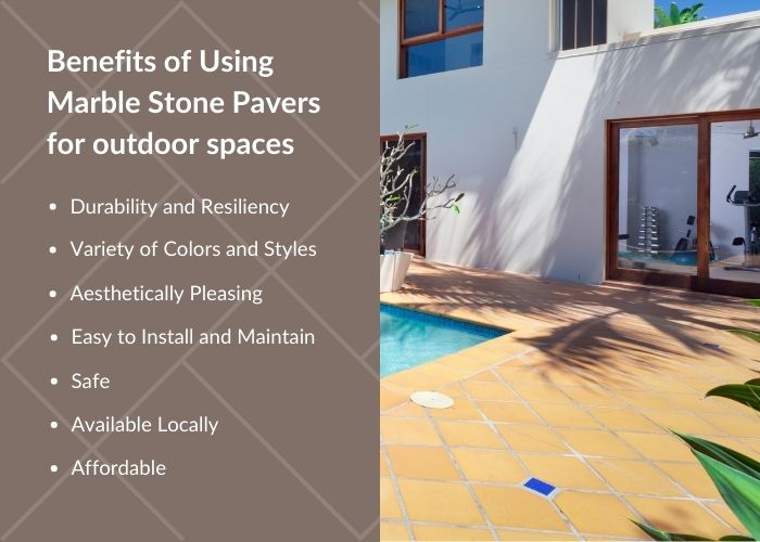 Benefits of Using Marble Stone Pavers
