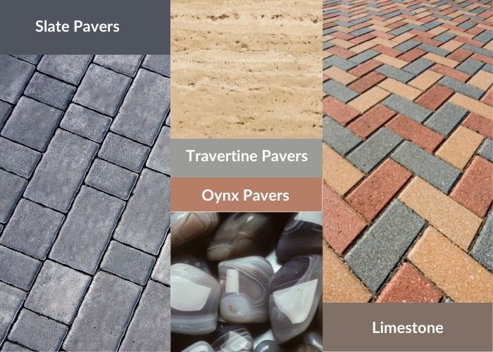 Types of Marble Stone Pavers