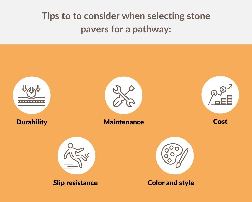 Tips to to consider when selecting stone pavers
