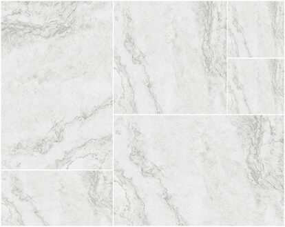 Urban White Porcelain Pavers (Modular Pattern)