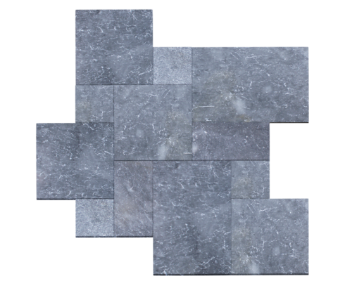Blue Marble Pavers Tumbled french pattern pavers in elegance by nt trading