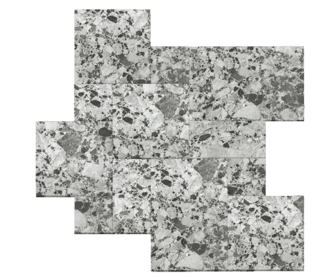 Black Velvet Marble Pavers Sandblasted