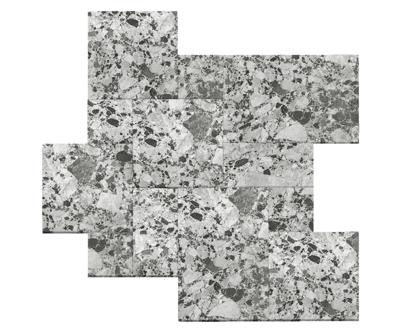 Black Velvet Marble Pavers Sandblasted NT Pavers