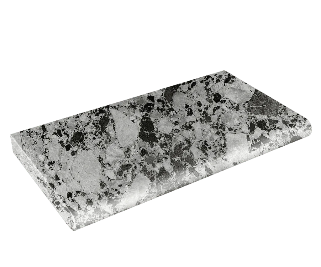 Black Velvet Marble Coping Sandblasted & Acidwashed