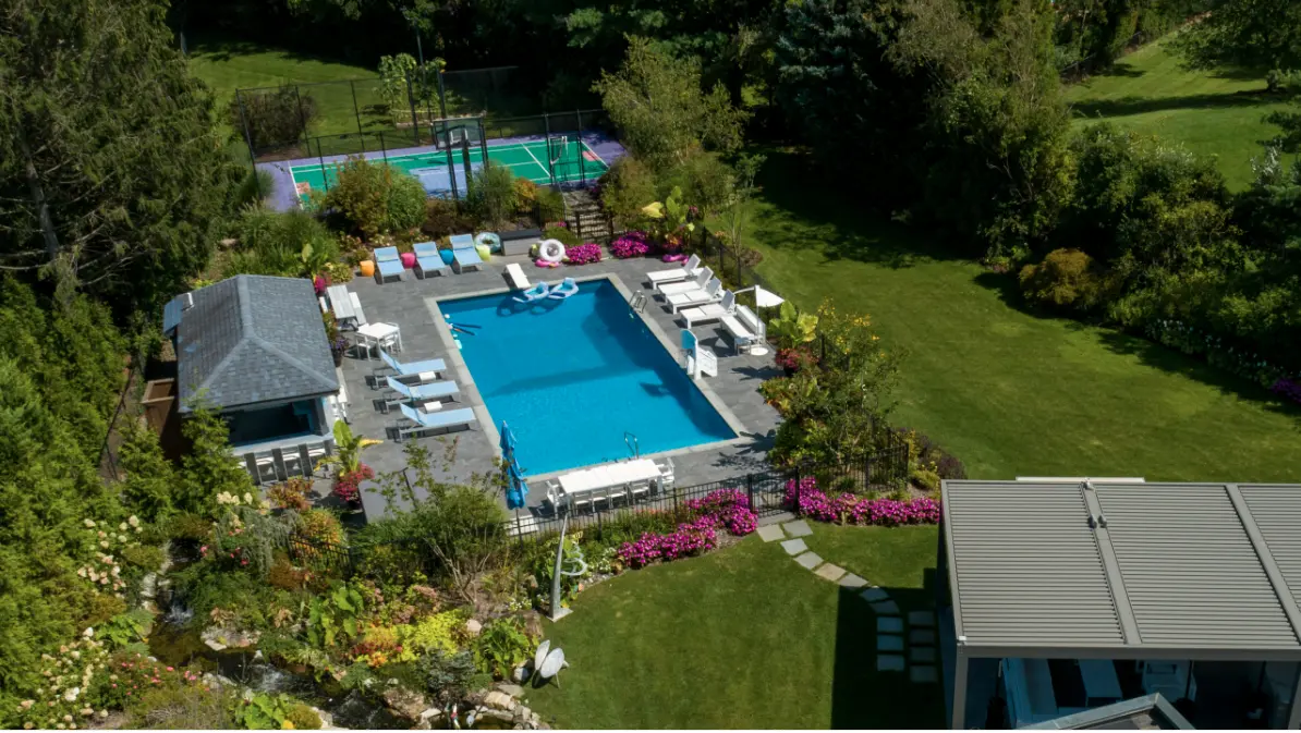 10 Porcelain Pool Deck Ideas for a Resort-Style Backyard classic-porcelain-pavers-designs-around-your-pool