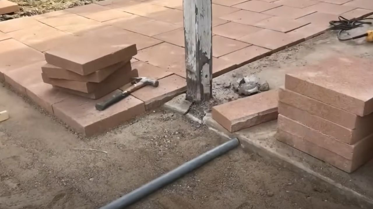 How to Fix Uneven Pavers Without Replacing the Patio How to install natural stone paver
