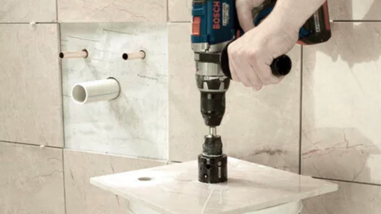 How To Cut Tile with a Diamond Hole Saw