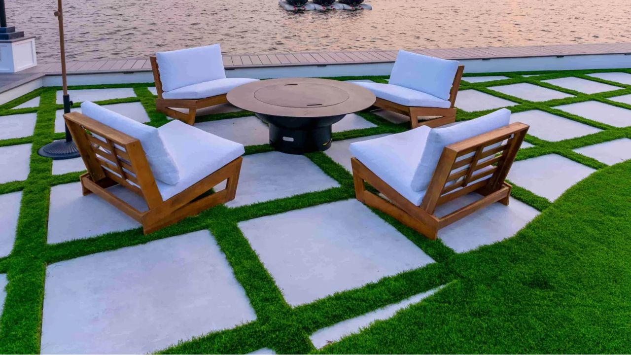 How To Lay Pavers On Grass