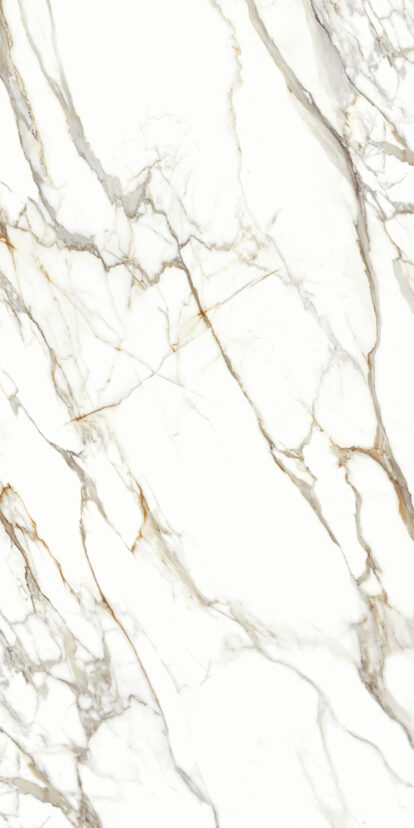 Calacatta Dorato – Premium Interior Bookmatch Porcelain Slab