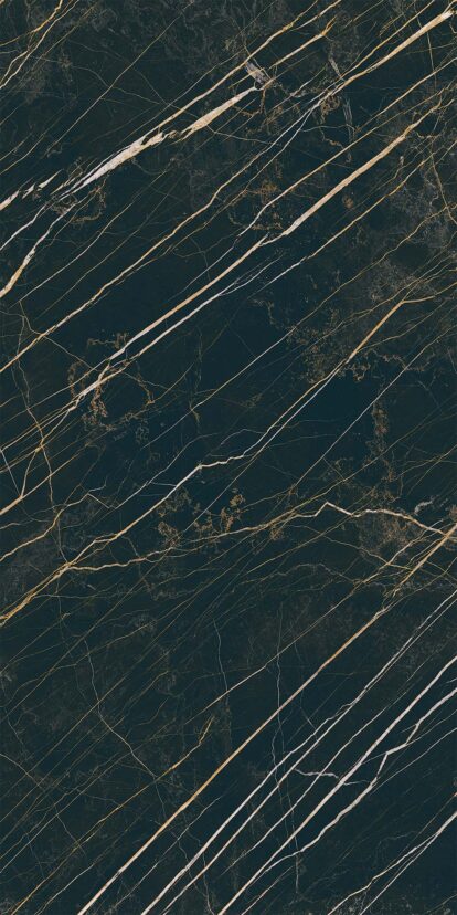 Golden Black – Premium Interior Bookmatch Porcelain Slab