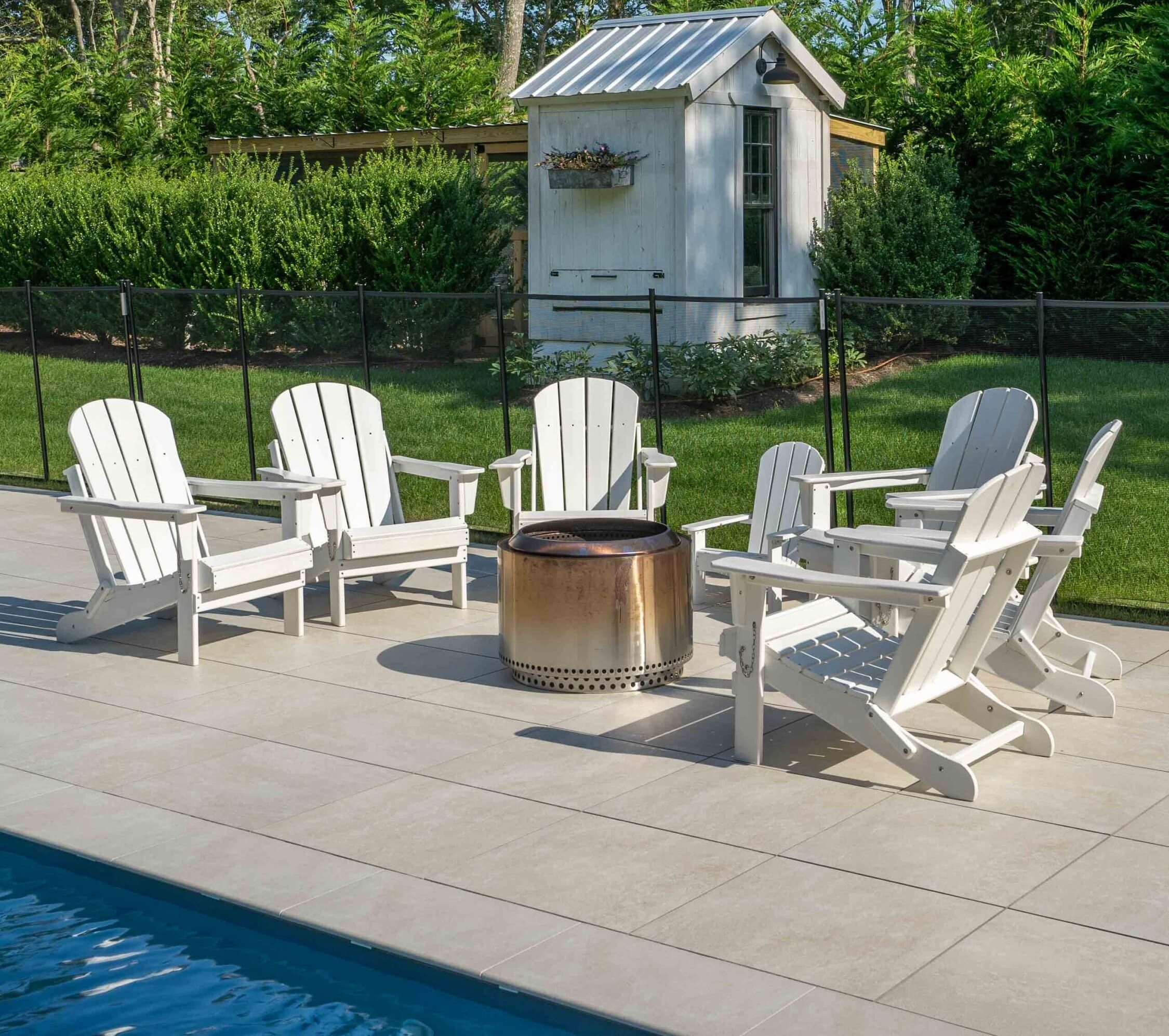 Large Fornat Porcelain Pool Coping Trends