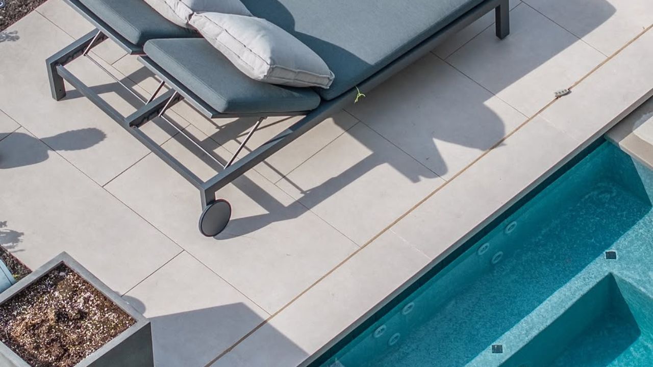 Modern Porcelain Pool Coping