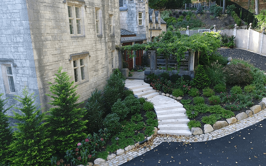 How To Build Steps On Slop With Pavers