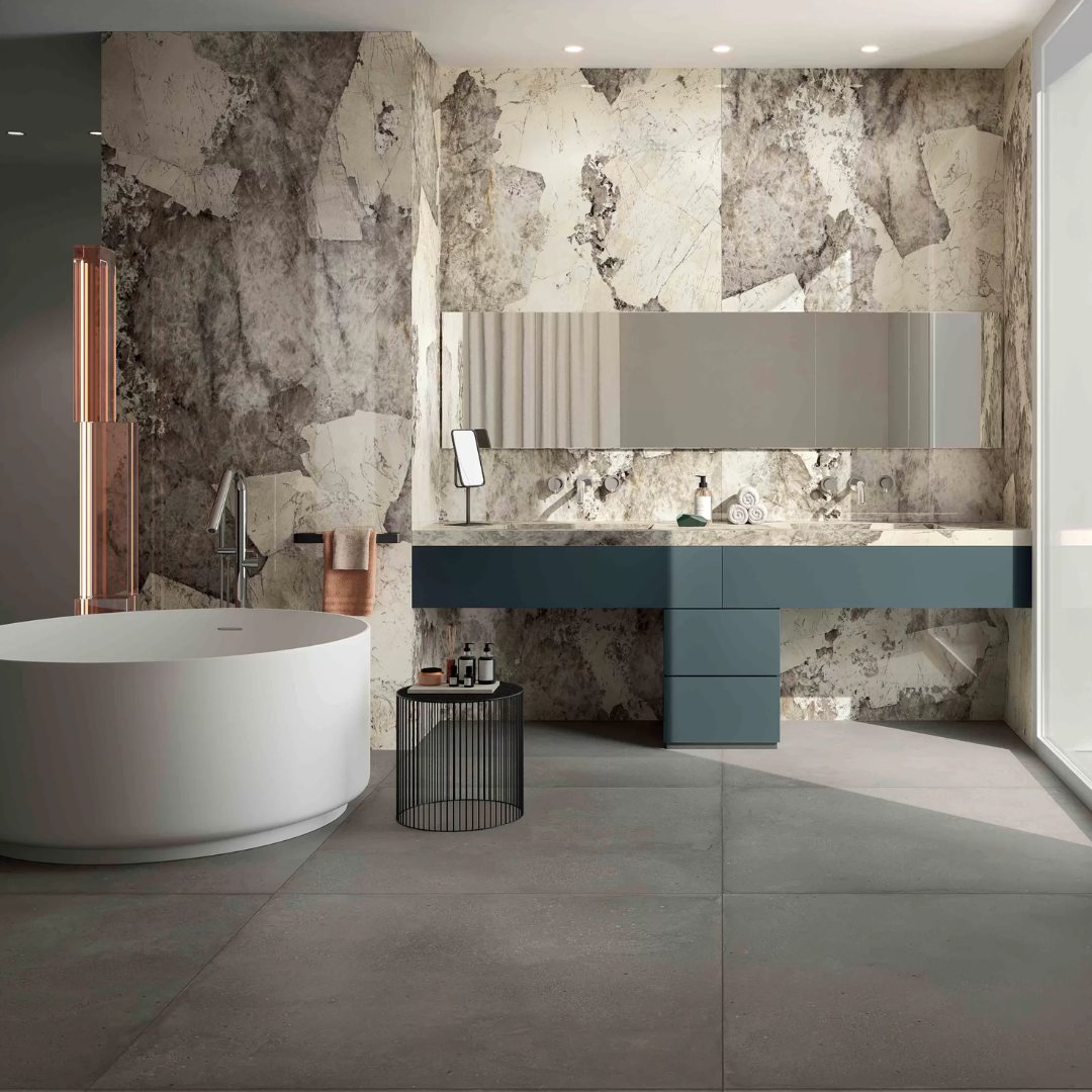 Bathroom Floor Tile Ideas Bathroom Floor Tile Ideas with Porcelain Slabs