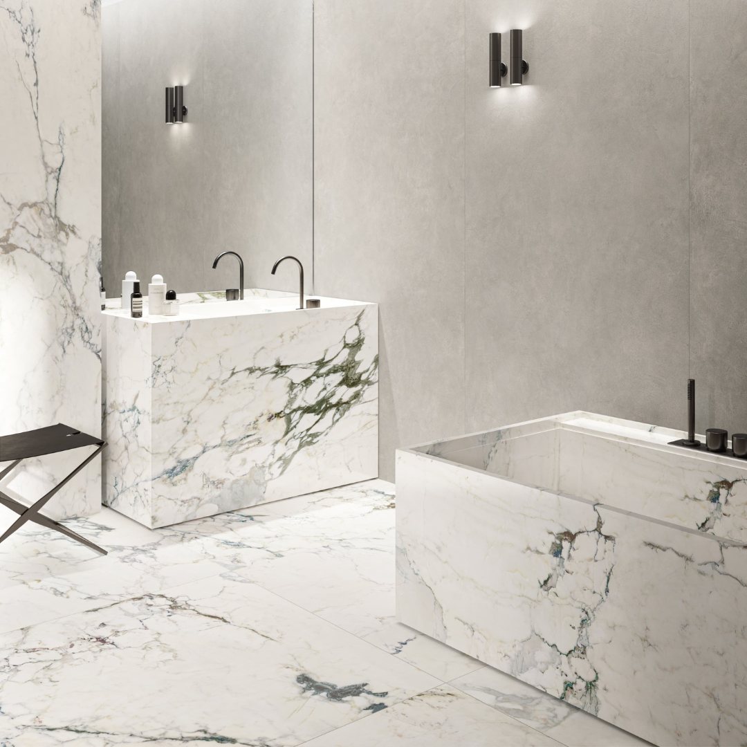 Bathroom Floor Tile Ideas Bathroom Floor Tile ideas with Large Porcelain Tiles