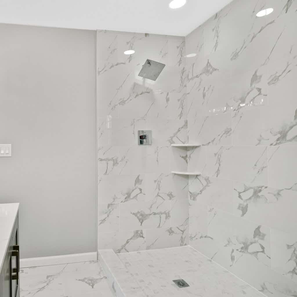 Bathroom Floor Tile Ideas Calacatta Porcelain Tiles