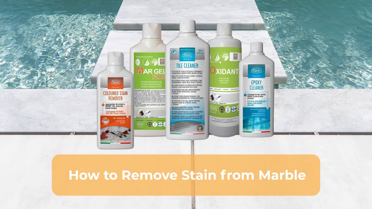 How to remove stains from marble