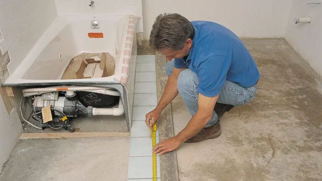 How To Tile A Bathroom Floor Step By Step Guide For Beginners