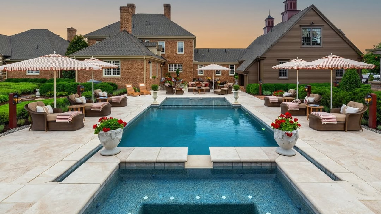 Travertine Pavers Patio