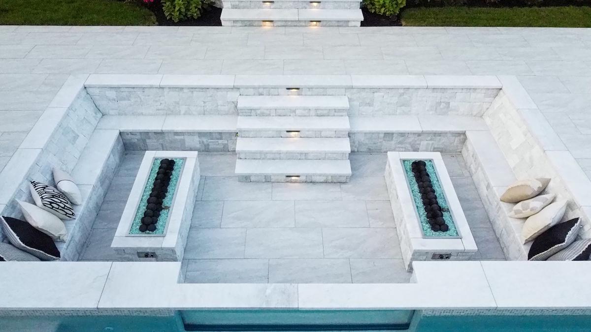 Built-In Seating Walls