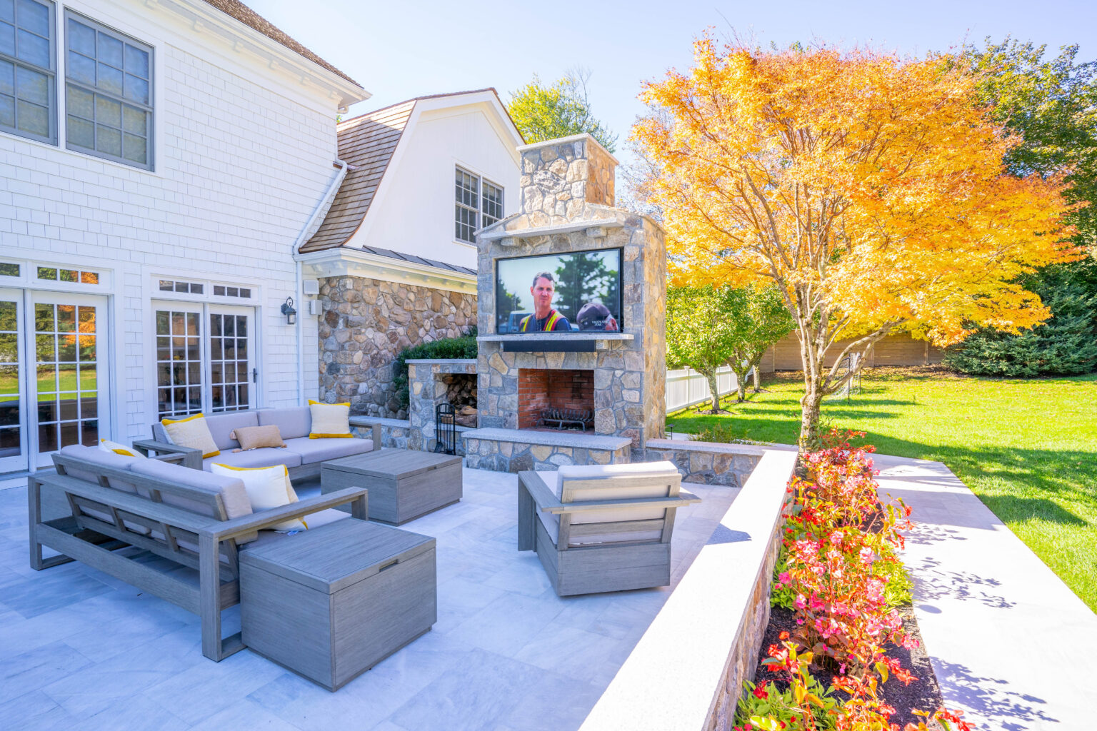 Backyard Simple Paver Patio Ideas Marble Paver Patio for a Modern Outdoor Living Space