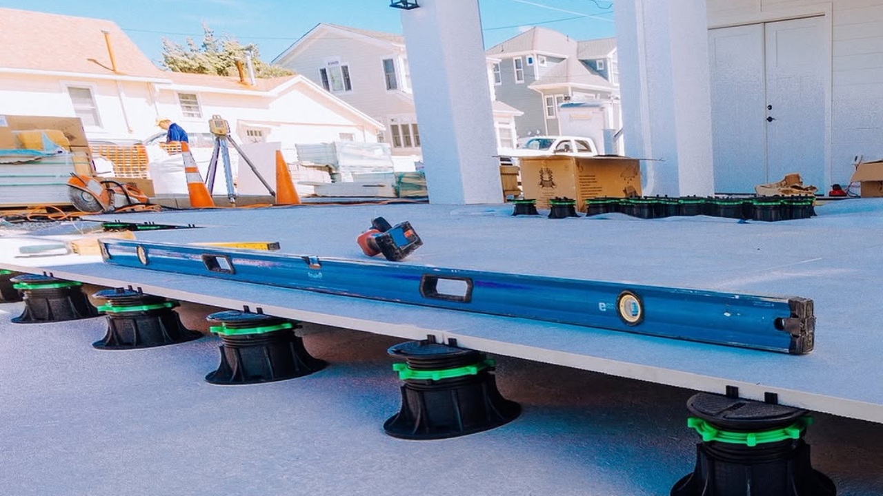 Paver Pedestal Height Adjustment