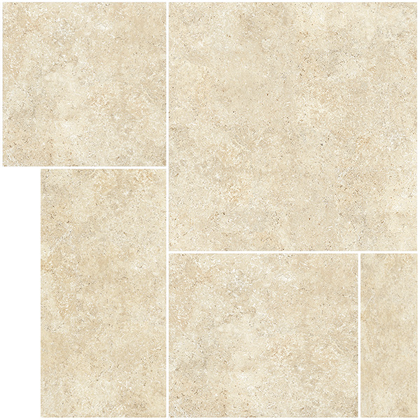 Tivoli Cream Porcelain Pavers (Large Pattern) Tivoli Cream Porcelain Pavers (Large Pattern) - Image 3