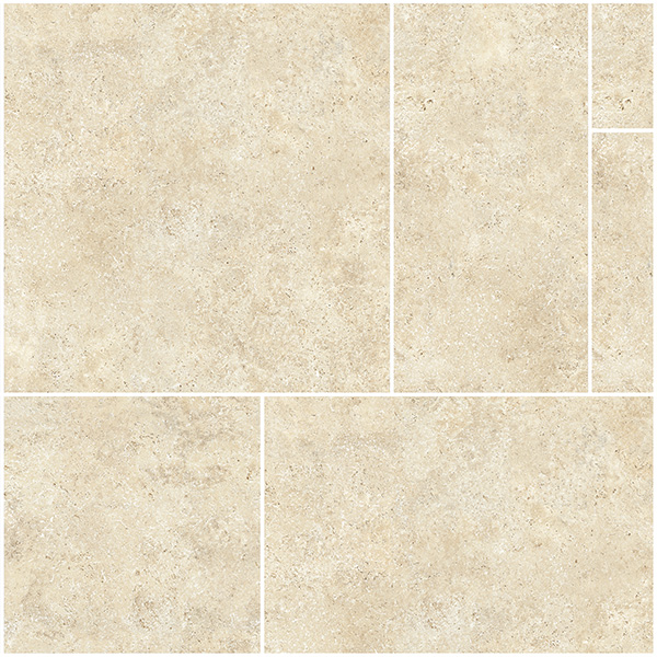 Tivoli Cream Porcelain Pavers (Large Pattern) Tivoli Cream Porcelain Pavers (Large Pattern)