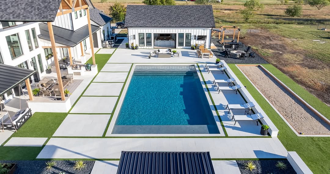 Heritage Olive Limestone 16x24 Pavers and Pool Copings