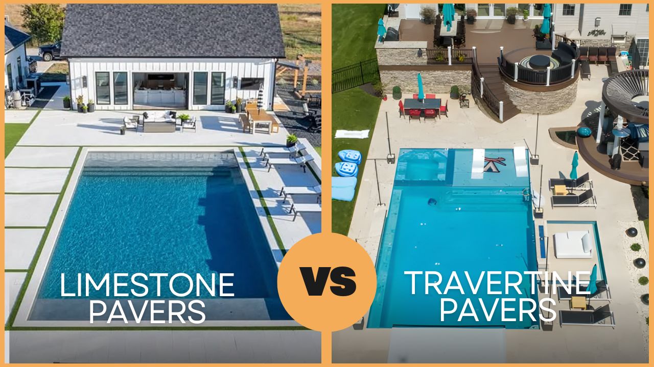 Limestone vs Travertine Pavers