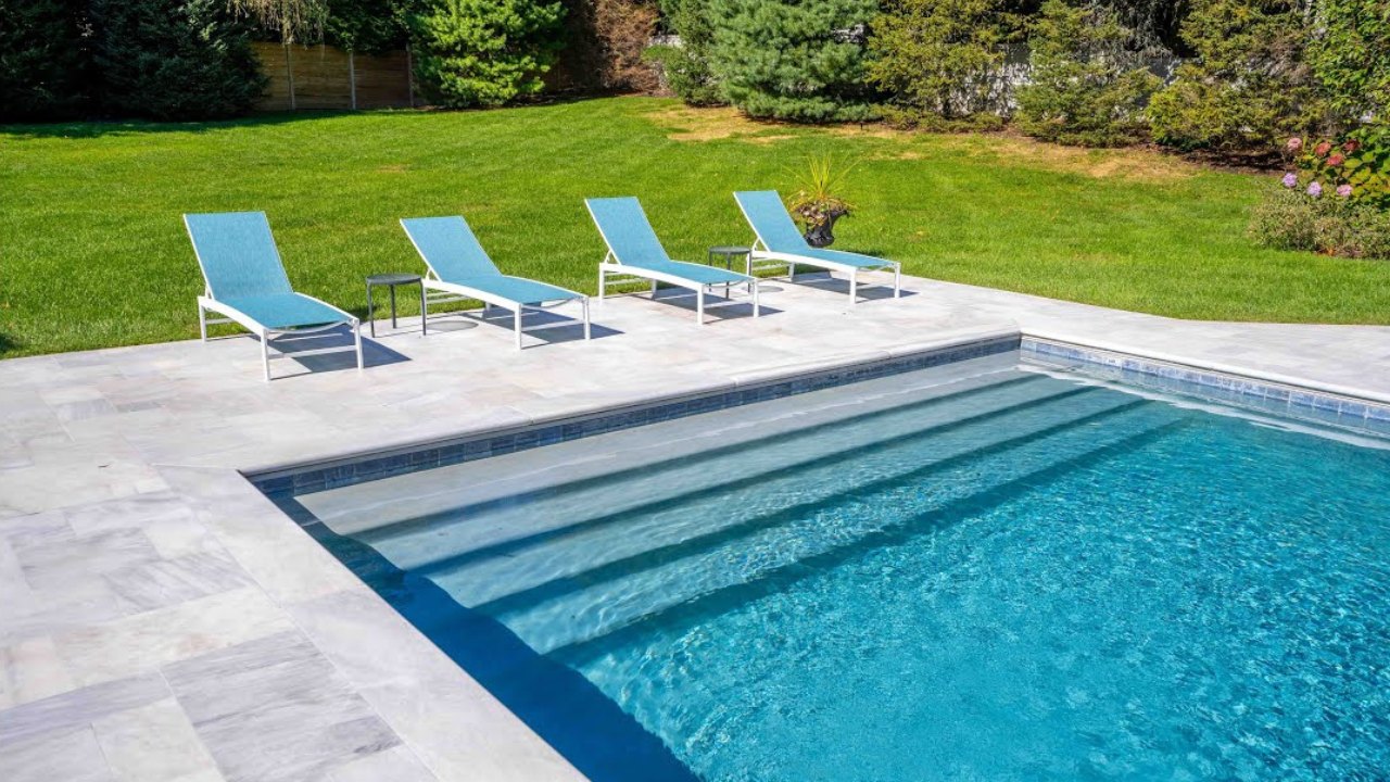 Afyon Ice White Marble For Pool Coping
