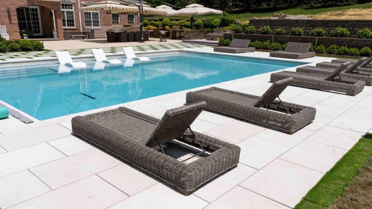 Crema Marble Pool Coping