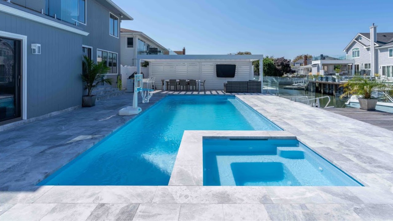 Pietra Grey Marble Pool Coping