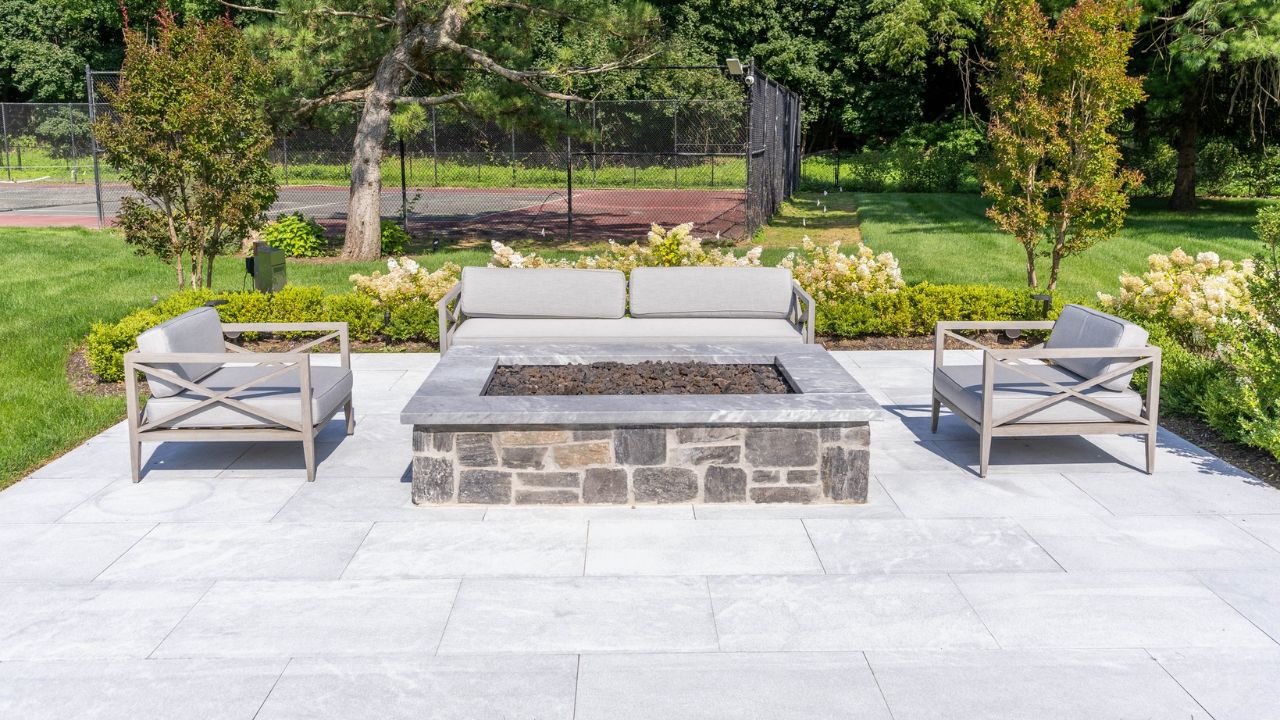 Sandblasted Marble Paver for Patio
