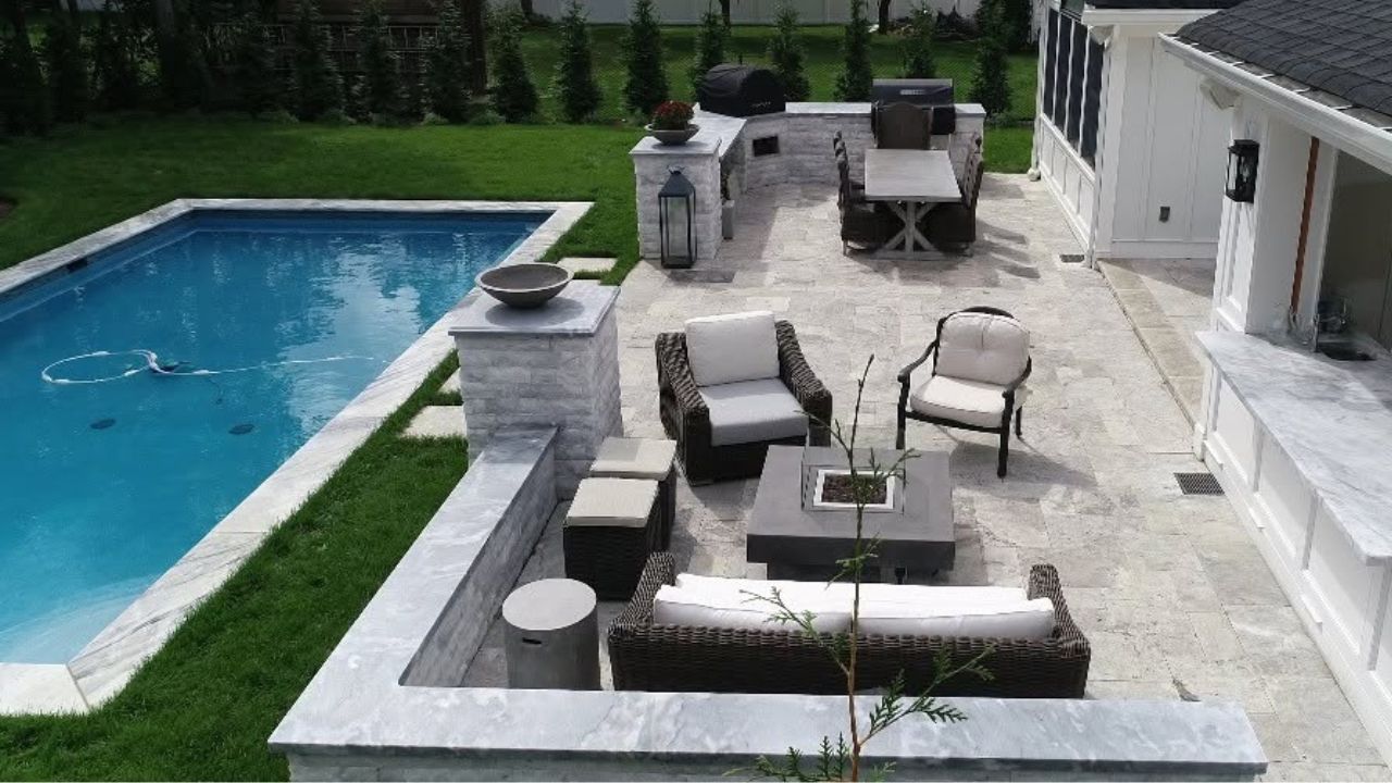 Connect Your Outdoor Kitchen to a Pool Area
