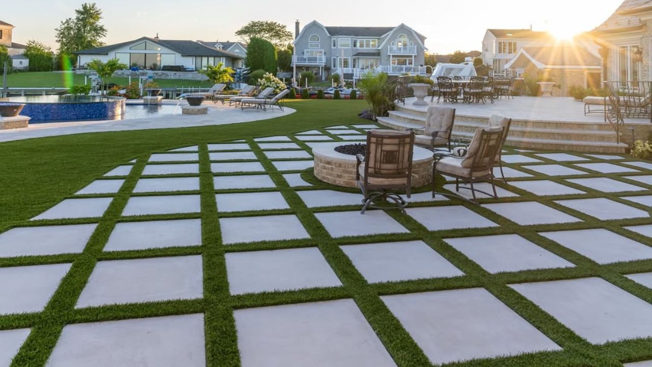 Large Stone Pavers Layouts For Modern And Timeless