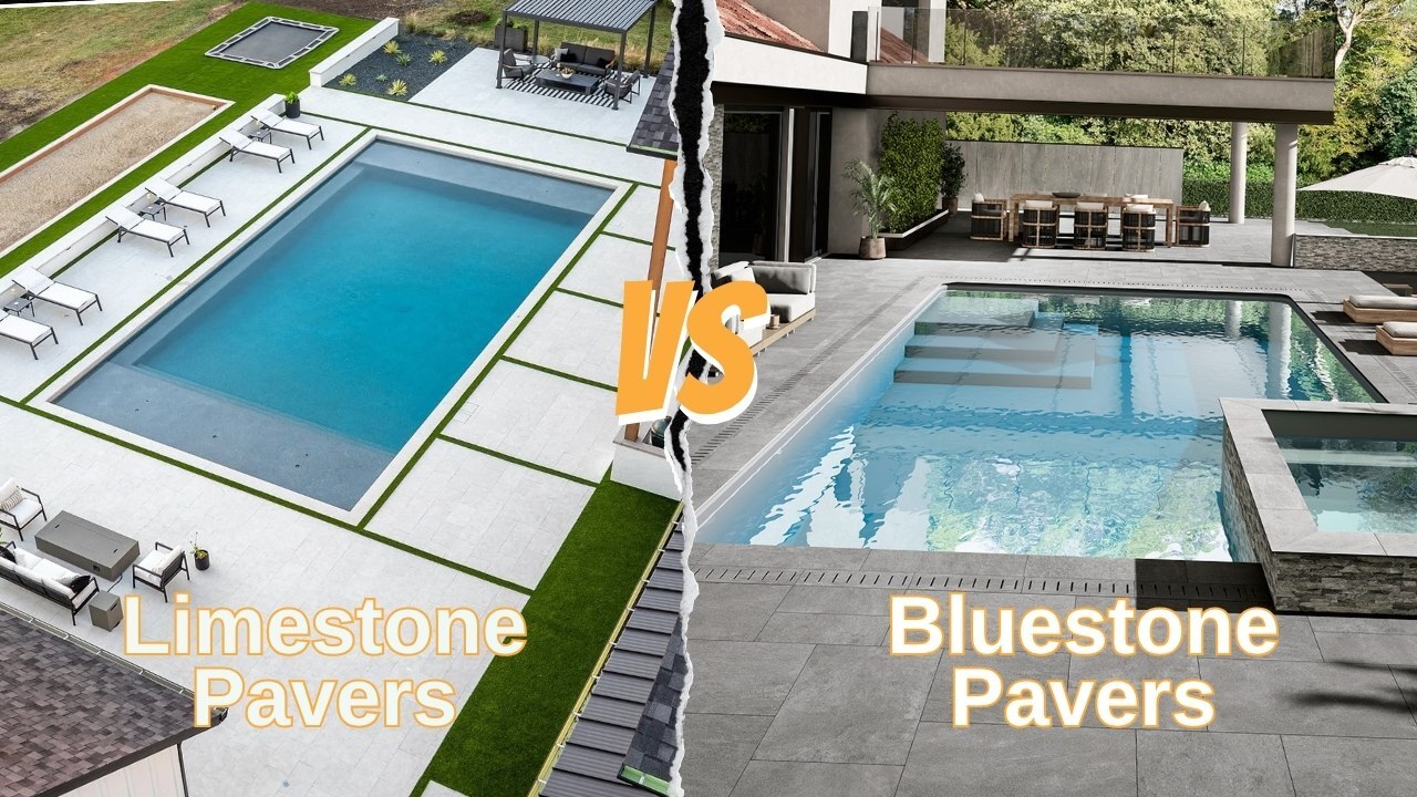Limestone vs Bluestone Pavers