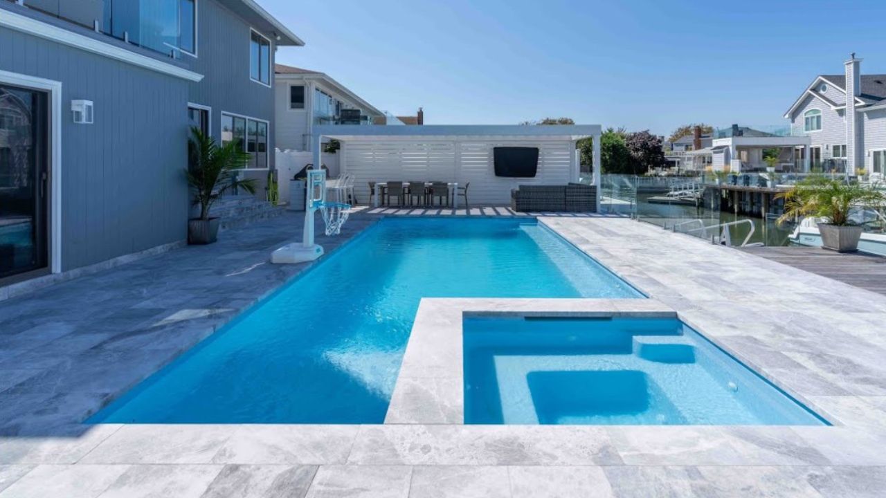 9 Pool Surround Ideas Using Porcelain & Natural Stone Pavers Pool Surround Ideas Using Gray Tones